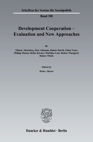 Buchcover Development Cooperation - Evaluation and New Approaches.  | EAN 9783428118670 | ISBN 3-428-11867-7 | ISBN 978-3-428-11867-0