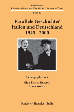 Buchcover Parallele Geschichte?  | EAN 9783428123001 | ISBN 3-428-12300-X | ISBN 978-3-428-12300-1