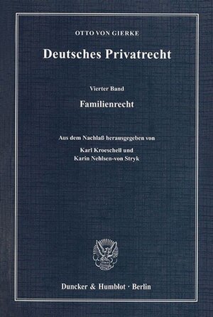 Buchcover Deutsches Privatrecht. | Otto von Gierke | EAN 9783428129508 | ISBN 3-428-12950-4 | ISBN 978-3-428-12950-8