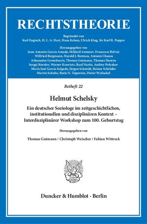 Buchcover Helmut Schelsky.  | EAN 9783428149025 | ISBN 3-428-14902-5 | ISBN 978-3-428-14902-5