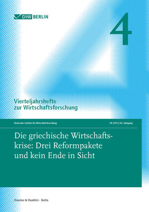 Buchcover Die griechische Wirtschaftskrise: Drei Reformpakete und kein Ende in Sicht.  | EAN 9783428150182 | ISBN 3-428-15018-X | ISBN 978-3-428-15018-2