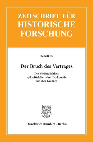 Buchcover Der Bruch des Vertrages.  | EAN 9783428154548 | ISBN 3-428-15454-1 | ISBN 978-3-428-15454-8