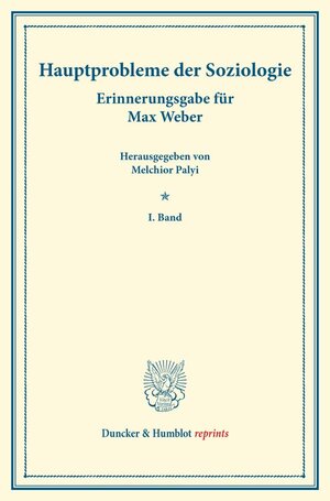 Buchcover Hauptprobleme der Soziologie.  | EAN 9783428163625 | ISBN 3-428-16362-1 | ISBN 978-3-428-16362-5