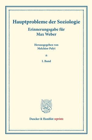 Buchcover Hauptprobleme der Soziologie.  | EAN 9783428163632 | ISBN 3-428-16363-X | ISBN 978-3-428-16363-2