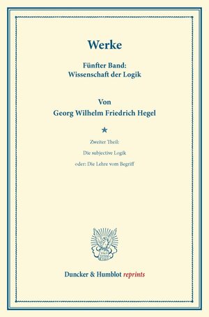 Buchcover Werke. | Georg Wilhelm Friedrich Hegel | EAN 9783428164776 | ISBN 3-428-16477-6 | ISBN 978-3-428-16477-6