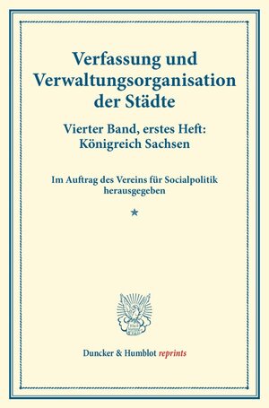 Buchcover Verfassung und Verwaltungsorganisation der Städte.  | EAN 9783428173709 | ISBN 3-428-17370-8 | ISBN 978-3-428-17370-9