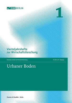 Buchcover Urbaner Boden.  | EAN 9783428186624 | ISBN 3-428-18662-1 | ISBN 978-3-428-18662-4