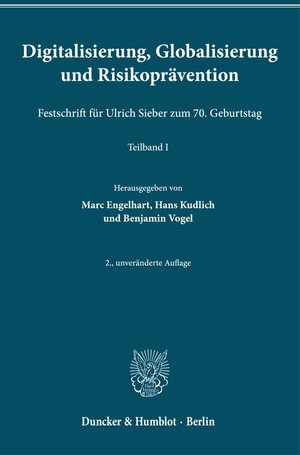 Buchcover Digitalisierung, Globalisierung und Risikoprävention. | EAN 9783428187713 | ISBN 3-428-18771-7 | ISBN 978-3-428-18771-3