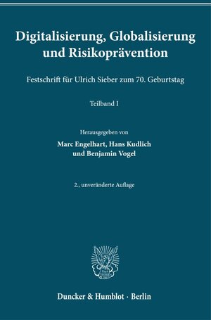 Buchcover Digitalisierung, Globalisierung und Risikoprävention.  | EAN 9783428187713 | ISBN 3-428-18771-7 | ISBN 978-3-428-18771-3