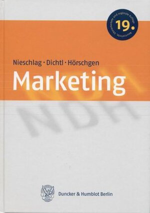 Buchcover Marketing. | Robert Nieschlag | EAN 9783428509300 | ISBN 3-428-50930-7 | ISBN 978-3-428-50930-0