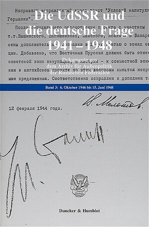 Buchcover Die UdSSR und die deutsche Frage 1941–1948.  | EAN 9783428515592 | ISBN 3-428-51559-5 | ISBN 978-3-428-51559-2