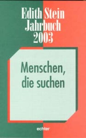 Buchcover Edith Stein Jahrbuch  | EAN 9783429025137 | ISBN 3-429-02513-3 | ISBN 978-3-429-02513-7