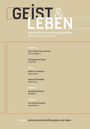 Buchcover Geist & Leben 4/2019  | EAN 9783429050207 | ISBN 3-429-05020-0 | ISBN 978-3-429-05020-7