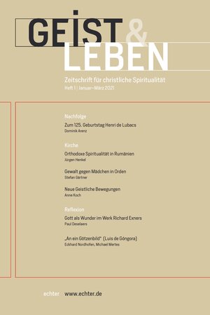 Buchcover Geist & Leben 1/2021  | EAN 9783429051198 | ISBN 3-429-05119-3 | ISBN 978-3-429-05119-8