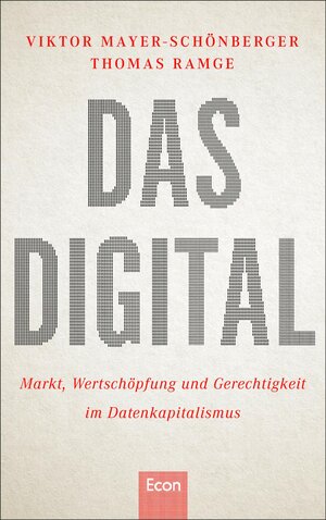 Buchcover Das Digital | Thomas Ramge | EAN 9783430202336 | ISBN 3-430-20233-7 | ISBN 978-3-430-20233-6