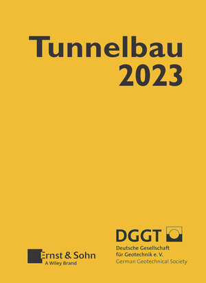 Buchcover Taschenbuch für den Tunnelbau 2023  | EAN 9783433033944 | ISBN 3-433-03394-3 | ISBN 978-3-433-03394-4