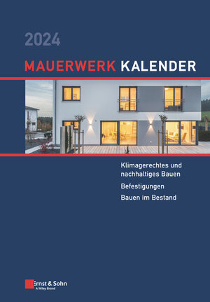 Buchcover Mauerwerk-Kalender / Mauerwerk-Kalender 2024  | EAN 9783433034088 | ISBN 3-433-03408-7 | ISBN 978-3-433-03408-8