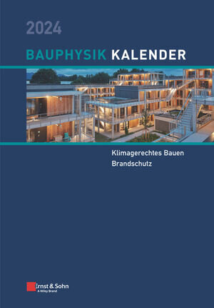 Buchcover Bauphysik-Kalender 2024  | EAN 9783433611746 | ISBN 3-433-61174-2 | ISBN 978-3-433-61174-6