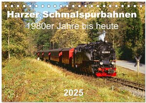 Buchcover Harzer Schmalspurbahnen 1980er Jahre bis heute (Tischkalender 2025 DIN A5 quer), CALVENDO Monatskalender | Michael Bromm | EAN 9783435120246 | ISBN 3-435-12024-X | ISBN 978-3-435-12024-6