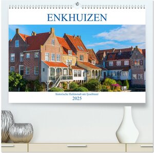Buchcover Enkhuizen - historische Hafenstadt am Ijsselmeer (hochwertiger Premium Wandkalender 2025 DIN A2 quer), Kunstdruck in Hochglanz | Christian Müller | EAN 9783435205028 | ISBN 3-435-20502-4 | ISBN 978-3-435-20502-8