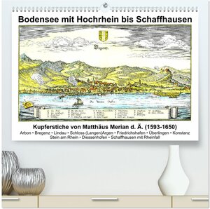 Buchcover Matthäus Merian - Bodensee mit Hochrhein bis Schaffhausen (hochwertiger Premium Wandkalender 2025 DIN A2 quer), Kunstdruck in Hochglanz | Claus Liepke | EAN 9783435209712 | ISBN 3-435-20971-2 | ISBN 978-3-435-20971-2