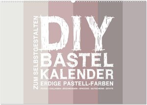 Buchcover DIY Bastel-Kalender -Erdige Pastell Farben- Zum Selbstgestalten (Wandkalender 2025 DIN A2 quer), CALVENDO Monatskalender | Michael Speer | EAN 9783435211067 | ISBN 3-435-21106-7 | ISBN 978-3-435-21106-7