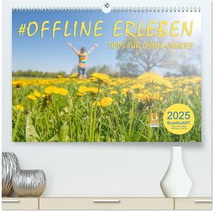 Buchcover OFFLINE ERLEBEN - Tipps für Online-Junkies (hochwertiger Premium Wandkalender 2025 DIN A2 quer), Kunstdruck in Hochglanz | BuddhaART BuddhaART | EAN 9783435223459 | ISBN 3-435-22345-6 | ISBN 978-3-435-22345-9