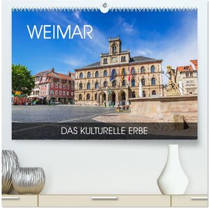 Buchcover Weimar - das kulturelle Erbe (hochwertiger Premium Wandkalender 2025 DIN A2 quer), Kunstdruck in Hochglanz | Val Thoermer | EAN 9783435224555 | ISBN 3-435-22455-X | ISBN 978-3-435-22455-5