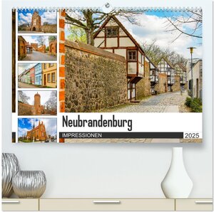 Buchcover Neubrandenburg Impressionen (hochwertiger Premium Wandkalender 2025 DIN A2 quer), Kunstdruck in Hochglanz | Dirk Meutzner | EAN 9783435232413 | ISBN 3-435-23241-2 | ISBN 978-3-435-23241-3