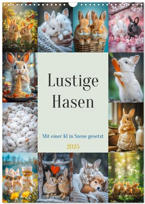 Buchcover Lustige Hasen (Wandkalender 2025 DIN A3 hoch), CALVENDO Monatskalender | Steffen Gierok-Latniak | EAN 9783435239290 | ISBN 3-435-23929-8 | ISBN 978-3-435-23929-0