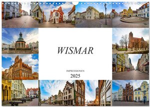 Buchcover Wismar Impressionen (Wandkalender 2025 DIN A3 quer), CALVENDO Monatskalender | Dirk Meutzner | EAN 9783435241439 | ISBN 3-435-24143-8 | ISBN 978-3-435-24143-9