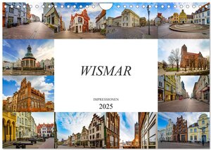 Buchcover Wismar Impressionen (Wandkalender 2025 DIN A4 quer), CALVENDO Monatskalender | Dirk Meutzner | EAN 9783435241873 | ISBN 3-435-24187-X | ISBN 978-3-435-24187-3