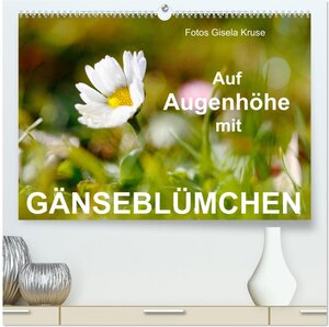 Buchcover Auf Augenhöhe mit Gänseblümchen (hochwertiger Premium Wandkalender 2025 DIN A2 quer), Kunstdruck in Hochglanz | Gisela Kruse | EAN 9783435250042 | ISBN 3-435-25004-6 | ISBN 978-3-435-25004-2