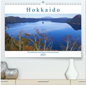 Buchcover Hokkaido - Die nördlichste Insel Japans in Herbststimmung (hochwertiger Premium Wandkalender 2025 DIN A2 quer), Kunstdruck in Hochglanz | Piotr Nogal | EAN 9783435251582 | ISBN 3-435-25158-1 | ISBN 978-3-435-25158-2