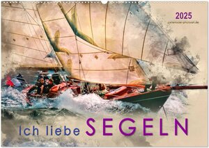 Buchcover Ich liebe Segeln (Wandkalender 2025 DIN A2 quer), CALVENDO Monatskalender | Peter Roder | EAN 9783435404056 | ISBN 3-435-40405-1 | ISBN 978-3-435-40405-6