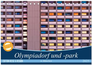 Buchcover Olympiadorf und -park in München (Tischkalender 2025 DIN A5 quer), CALVENDO Monatskalender | Martina Schikore | EAN 9783435405947 | ISBN 3-435-40594-5 | ISBN 978-3-435-40594-7