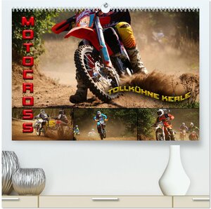 Buchcover Motocross - tollkühne Kerle (hochwertiger Premium Wandkalender 2025 DIN A2 quer), Kunstdruck in Hochglanz | Renate Bleicher | EAN 9783435408306 | ISBN 3-435-40830-8 | ISBN 978-3-435-40830-6