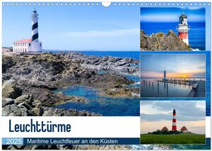 Buchcover Leuchttürme - Maritime Leuchtfeuer an den Küsten (Wandkalender 2025 DIN A3 quer), CALVENDO Monatskalender | Christian Bosse | EAN 9783435423606 | ISBN 3-435-42360-9 | ISBN 978-3-435-42360-6