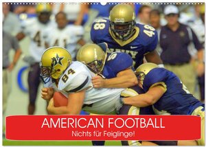 Buchcover American Football. Nichts für Feiglinge! (Wandkalender 2025 DIN A2 quer), CALVENDO Monatskalender | Elisabeth Stanzer | EAN 9783435490349 | ISBN 3-435-49034-9 | ISBN 978-3-435-49034-9