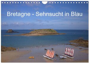 Buchcover Bretagne - Sehnsucht in Blau (Wandkalender 2025 DIN A4 quer), CALVENDO Monatskalender | Angelika Metzke | EAN 9783435632770 | ISBN 3-435-63277-1 | ISBN 978-3-435-63277-0