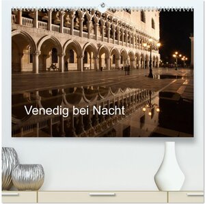 Buchcover Venedig bei Nacht (hochwertiger Premium Wandkalender 2025 DIN A2 quer), Kunstdruck in Hochglanz | Andreas Müller | EAN 9783435639632 | ISBN 3-435-63963-6 | ISBN 978-3-435-63963-2