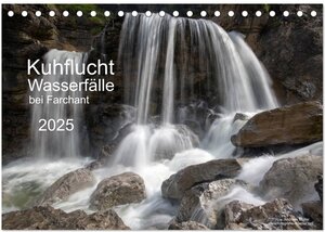 Buchcover Kuhflucht Wasserfälle bei Farchant (Tischkalender 2025 DIN A5 quer), CALVENDO Monatskalender | Andreas Müller | EAN 9783435668052 | ISBN 3-435-66805-9 | ISBN 978-3-435-66805-2