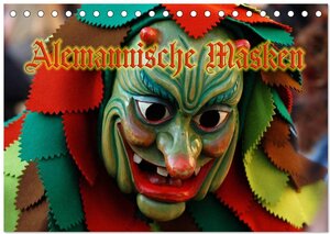 Buchcover Alemannische Masken (Tischkalender 2025 DIN A5 quer), CALVENDO Monatskalender | Ingo Laue | EAN 9783435671540 | ISBN 3-435-67154-8 | ISBN 978-3-435-67154-0