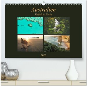 Buchcover Australien - Farbige Vielfalt (hochwertiger Premium Wandkalender 2025 DIN A2 quer), Kunstdruck in Hochglanz | Martin Wasilewski | EAN 9783435755660 | ISBN 3-435-75566-0 | ISBN 978-3-435-75566-0