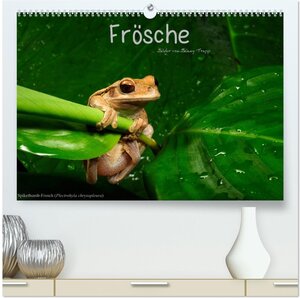 Buchcover Frösche (hochwertiger Premium Wandkalender 2025 DIN A2 quer), Kunstdruck in Hochglanz | Benny Trapp | EAN 9783435770366 | ISBN 3-435-77036-8 | ISBN 978-3-435-77036-6