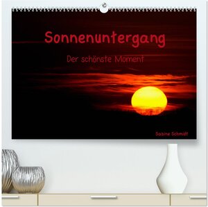 Buchcover Sonnenuntergang (hochwertiger Premium Wandkalender 2025 DIN A2 quer), Kunstdruck in Hochglanz | Sabine Schmidt | EAN 9783435822805 | ISBN 3-435-82280-5 | ISBN 978-3-435-82280-5