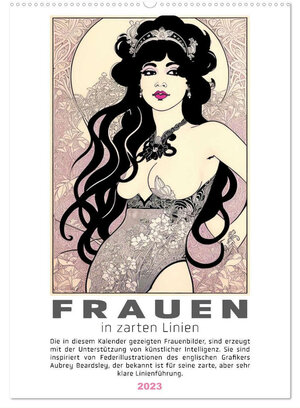 Buchcover Frauen in zarten Linien (Wandkalender 2025 DIN A2 hoch), CALVENDO Monatskalender | Werner Braun | EAN 9783435847990 | ISBN 3-435-84799-9 | ISBN 978-3-435-84799-0