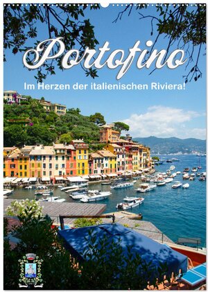 Buchcover Portofino - Im Herzen der italienischen Riviera!! (Wandkalender 2025 DIN A2 hoch), CALVENDO Monatskalender | Rudolf J. Strutz | EAN 9783435860517 | ISBN 3-435-86051-0 | ISBN 978-3-435-86051-7