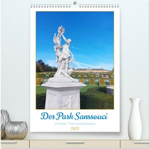 Buchcover Der Park Sanssouci - ein Traum (hochwertiger Premium Wandkalender 2025 DIN A2 hoch), Kunstdruck in Hochglanz | Gisela Kruse | EAN 9783435883844 | ISBN 3-435-88384-7 | ISBN 978-3-435-88384-4