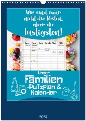 Buchcover Unser Familien-Putzplan & Kalender 2025 (Wandkalender 2025 DIN A3 hoch), CALVENDO Monatskalender | MD-Publishing MD-Publishing | EAN 9783435905638 | ISBN 3-435-90563-8 | ISBN 978-3-435-90563-8